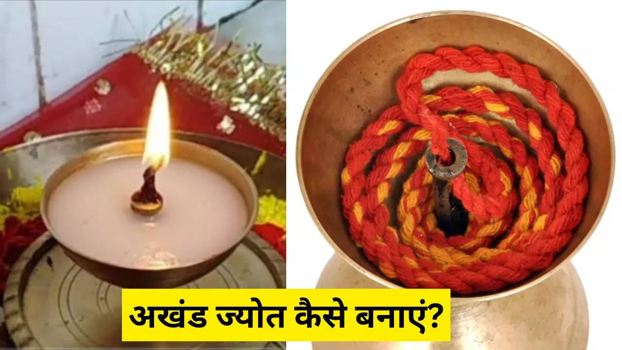 how to make akhand jyoti for navratri