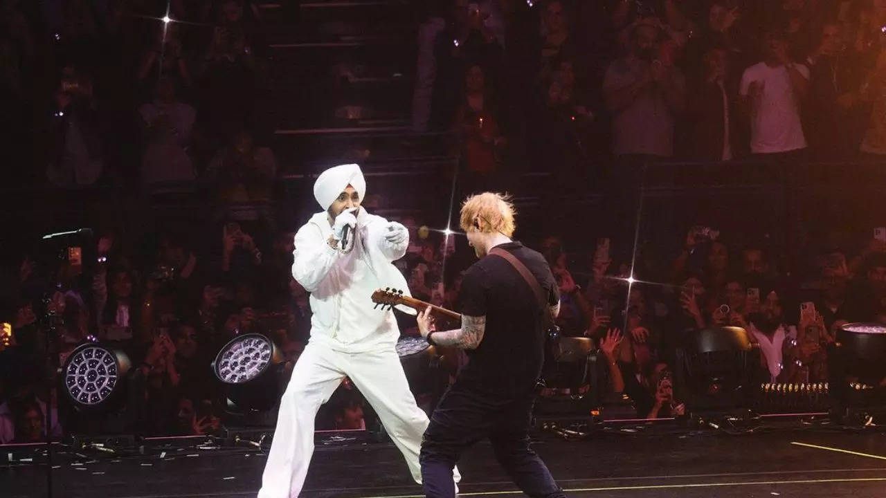 Diljit Dosanjh and Ed Sheeran. Credit: Instagram/DiljitDosanjh