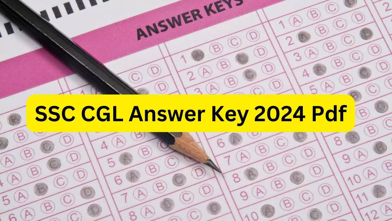 SSC CGL Answer Key 2024 Pdf 