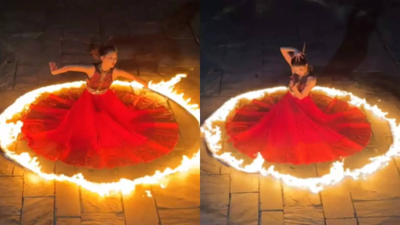 Fire Skirt Dance Video