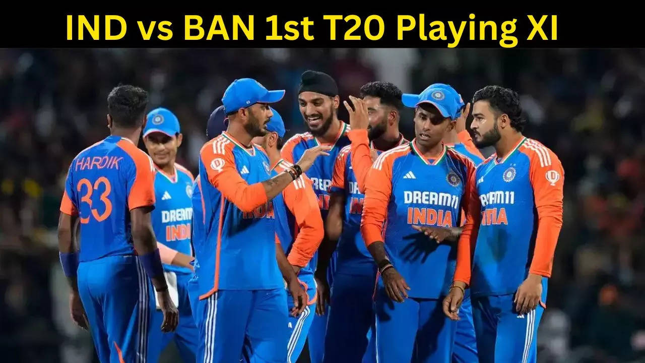 IND vs BAN 1st T20 Playing XI