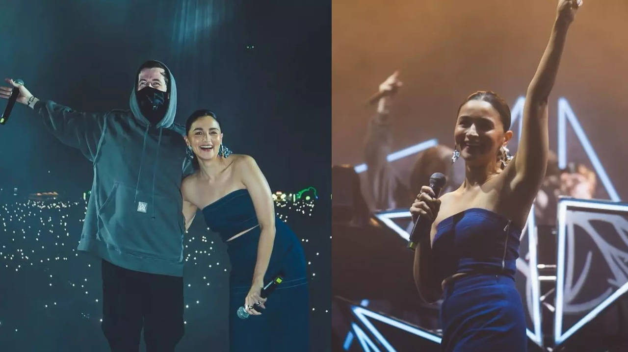 Ahead Of Jigra, Alia Bhatt Joins DJ Alan Walker On Stage In Bengaluru. Fans Say 'Nobody Saw It Coming'