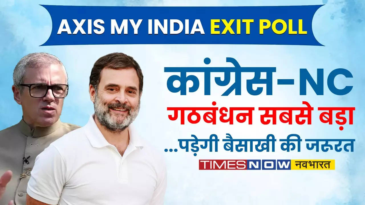 Jammu Kashmir Axis my india exit poll.