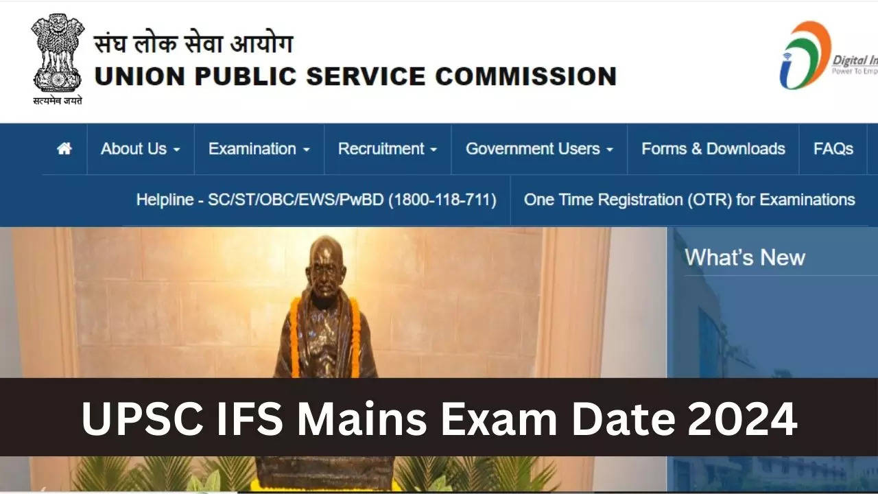 UPSC IFS Mains Exam Date 2024