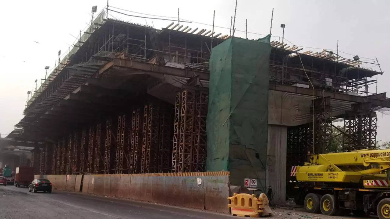 Under construction flyover