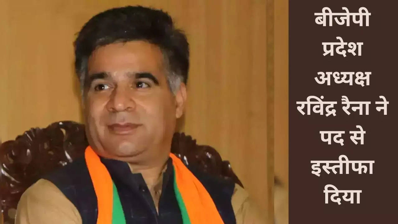 Ravindra Raina Resign