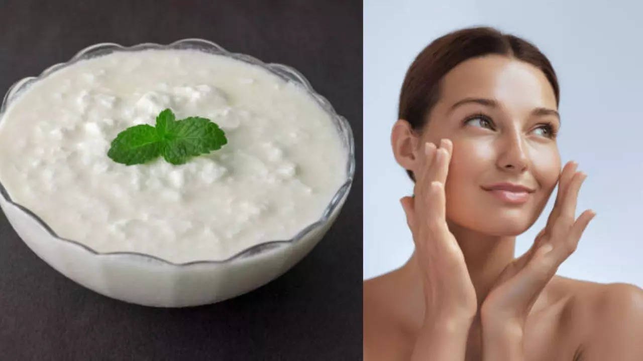 How to use curd on face