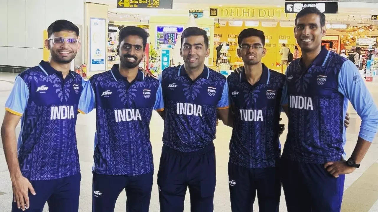 Indian Mens Table Tennis Team