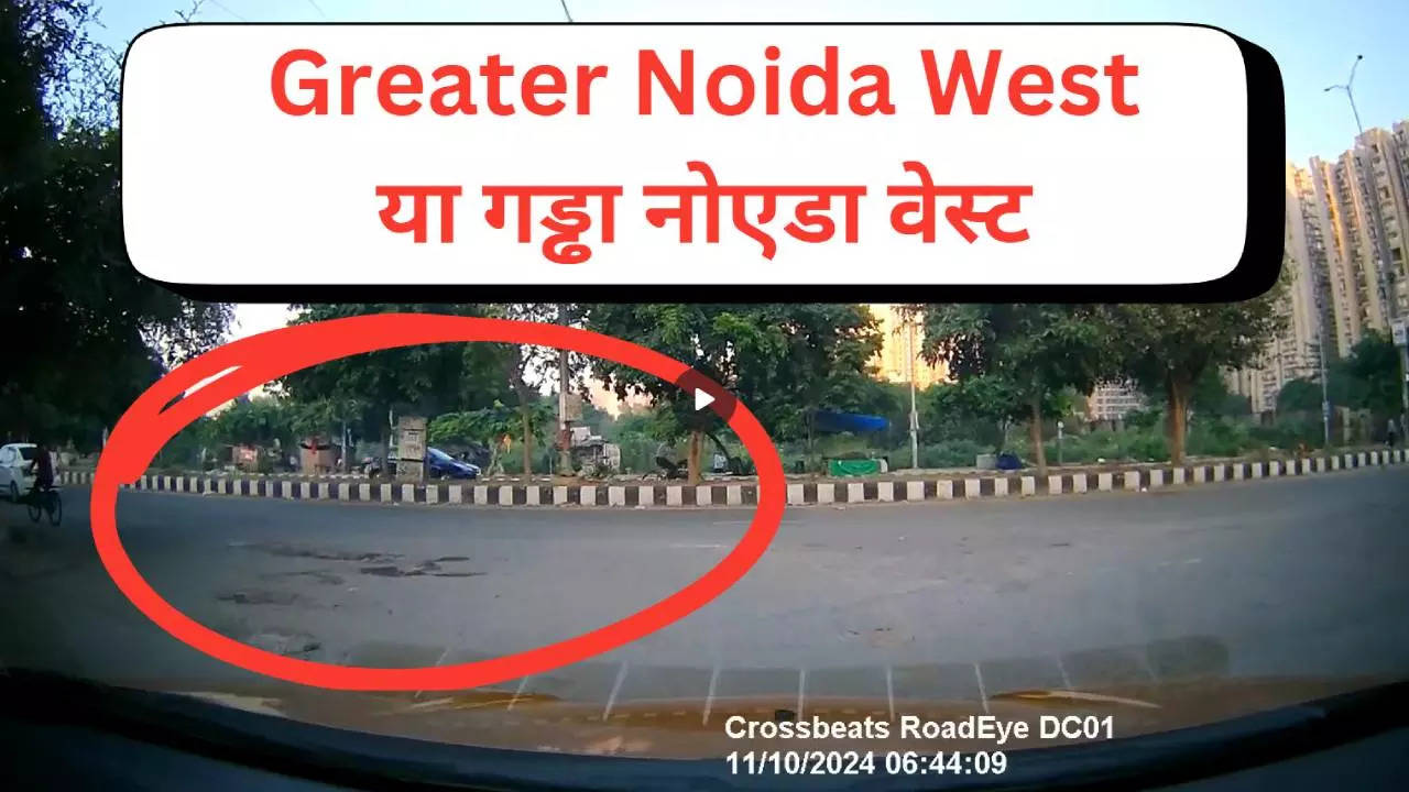 Greater Noida West Poltholes