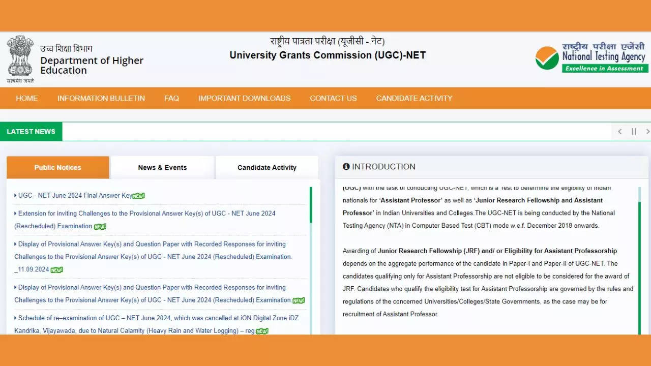 UGC NET Final Answer Key 2024