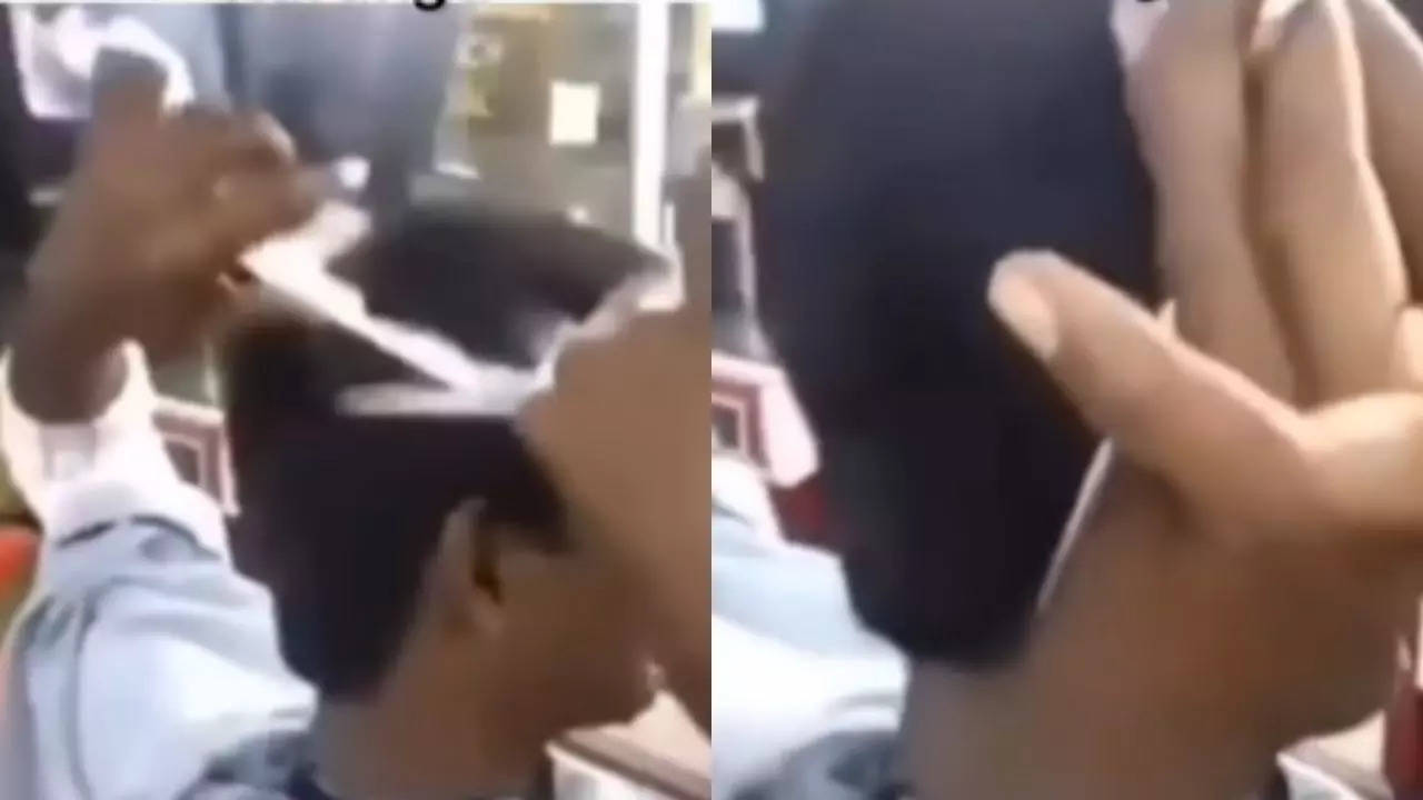 Self Haircutting Viral Video