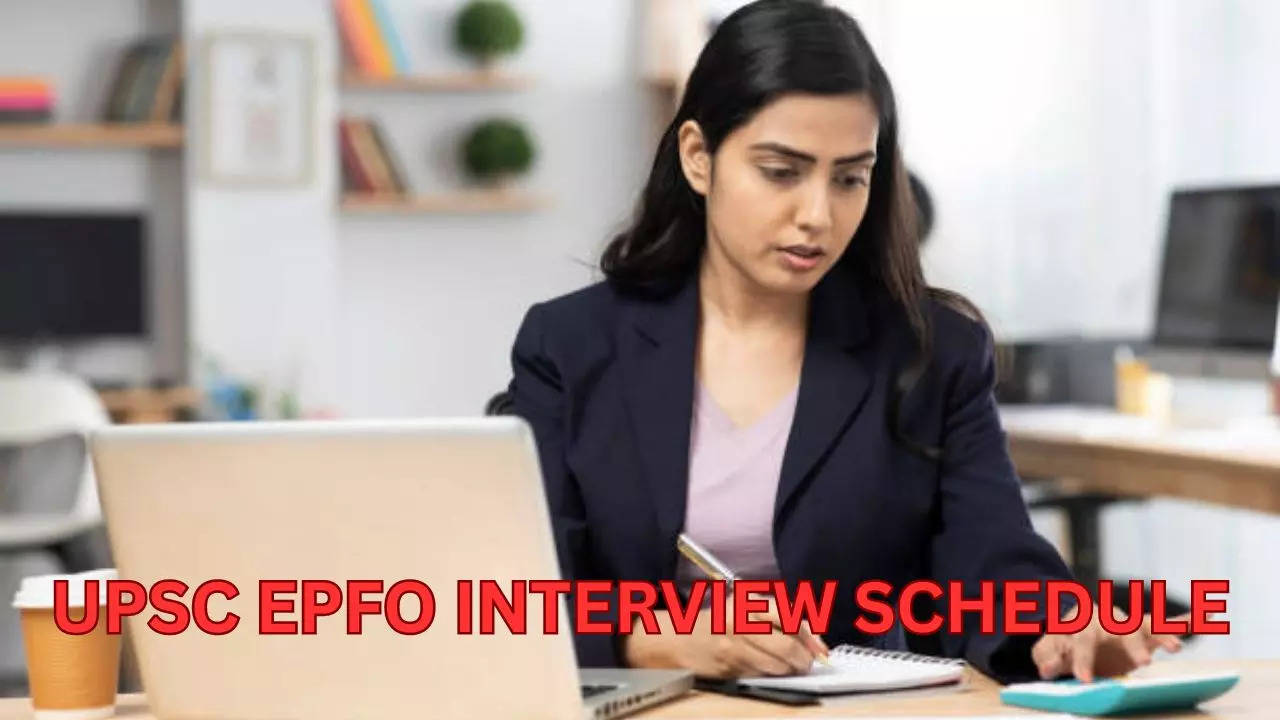 UPSC EPFO Interview Schedule 2024 Released