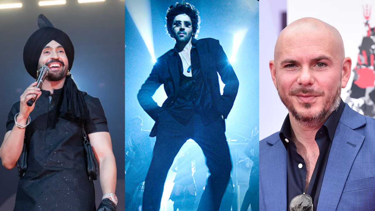 Diljit Dosanjh and Pitbull Collaboration for Bhool Bhuliayaa 3 Title Track