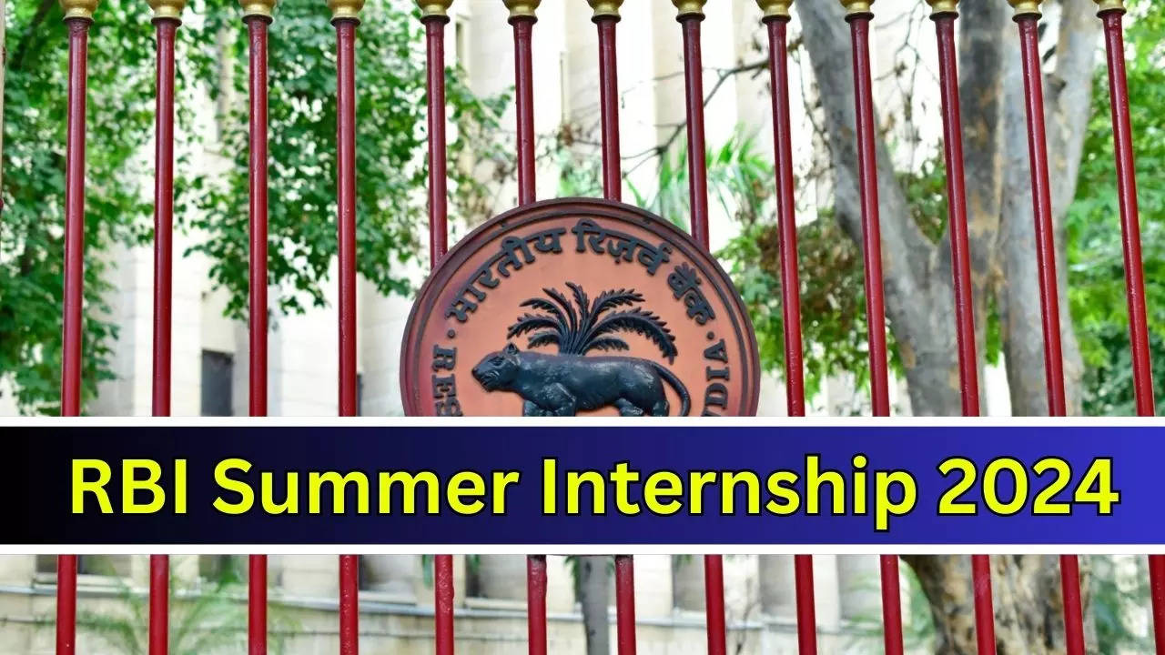 RBI Summer Internship 2024