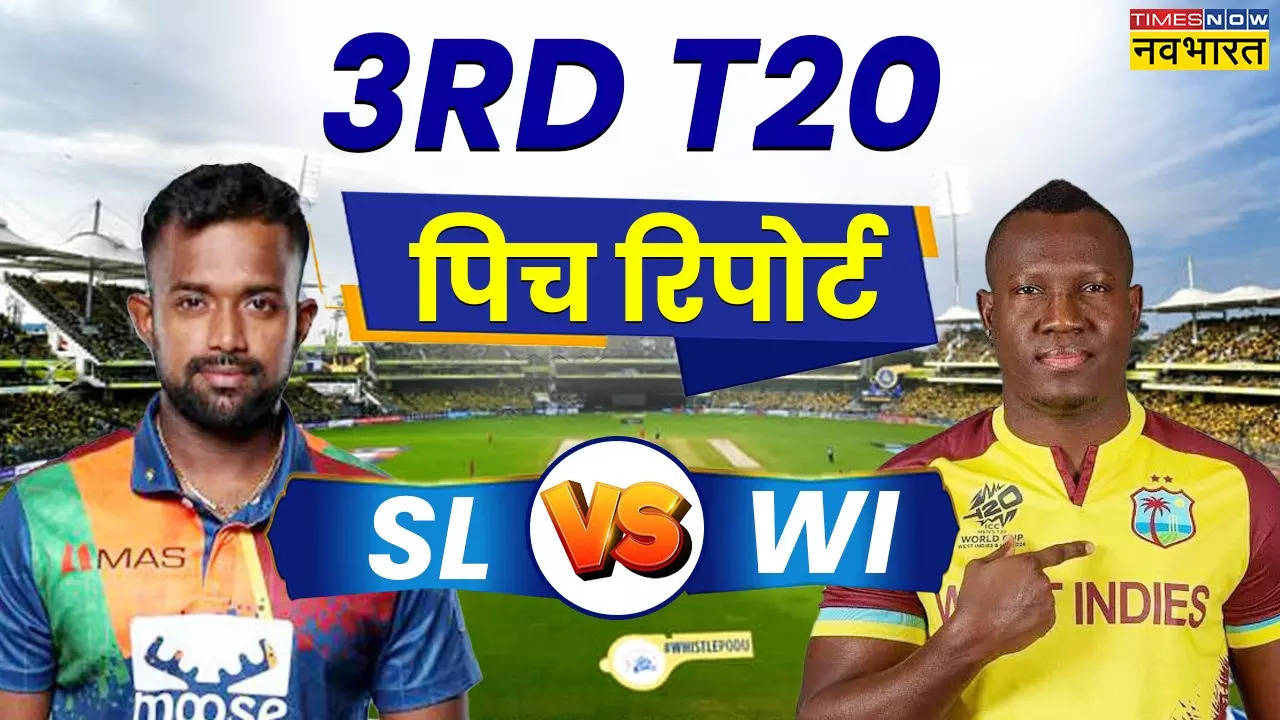 SL vs WI 3rd T20 Pitch Report Today Match