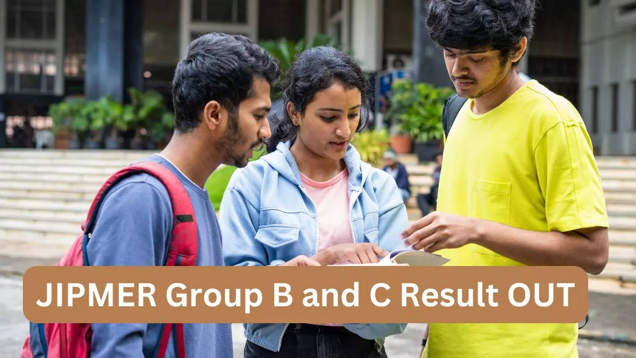 JIPMER Group B and C Result OUT