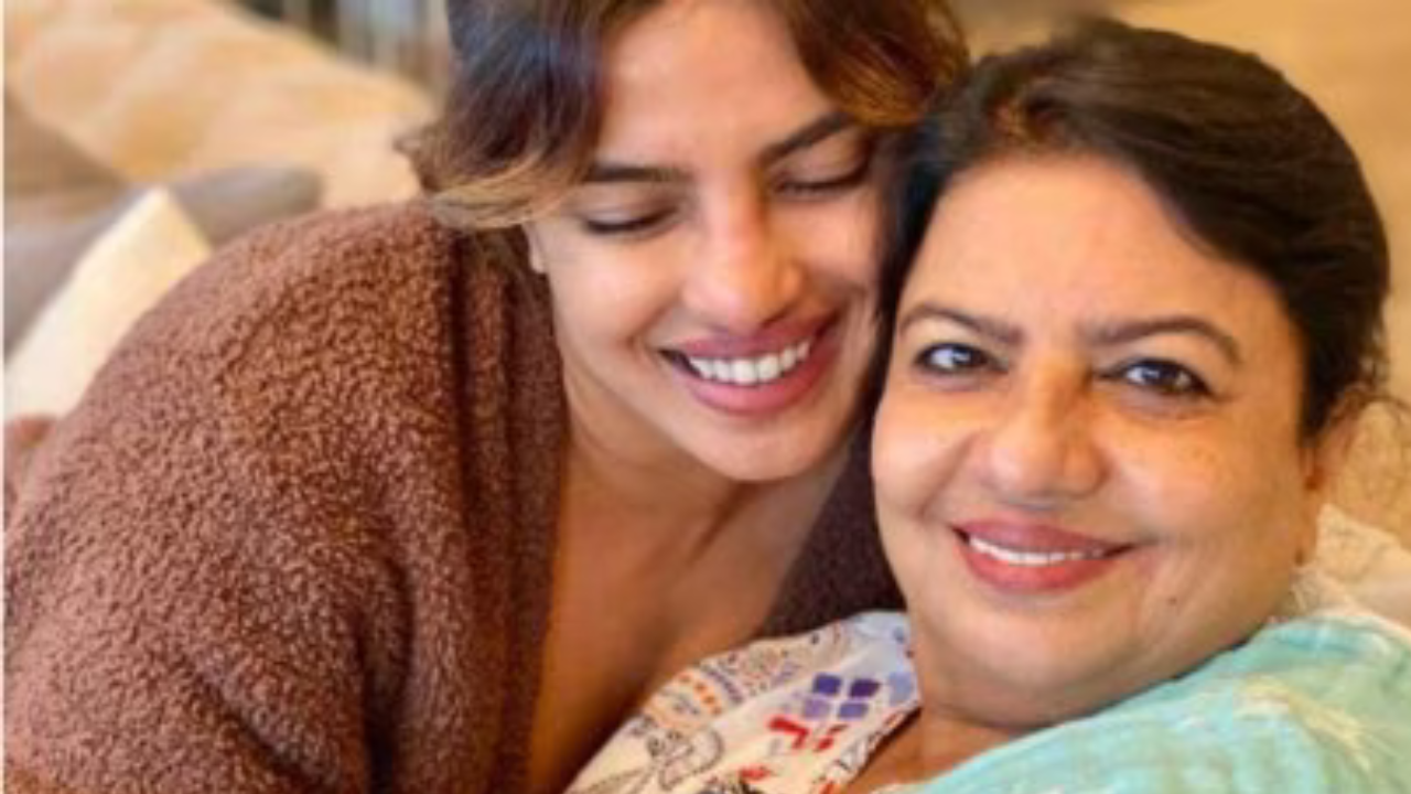 Priyanka with Mother 