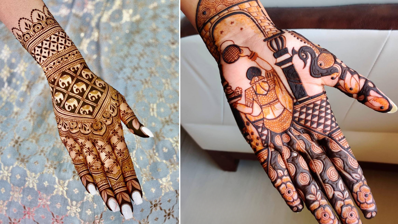 Karwa Chauth 2024 Mehndi Design, Simple, Easy Full Hand Legs Mehndi Design Live Updates: करवा चौथ पर मेहंदी में अरबी डिजाइन कैसे बनाएं?, जीत लें पिया जी का दिल,यहां से करें सिंपल, ट्रेंडिंग और फुल हैंड मेहंदी डिजाइन फोटो डाउनलोड