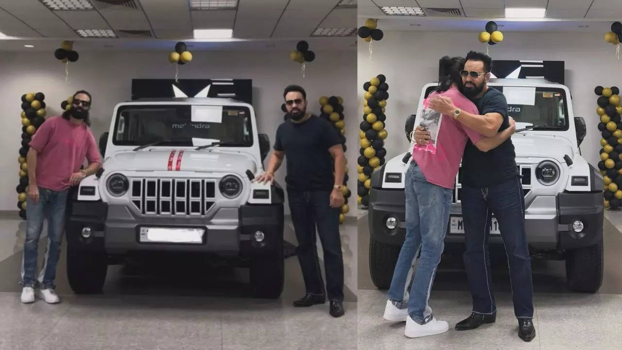 Salman Khan Bodyguard Shera Gifts Mahindra Thar Roxx To His Son