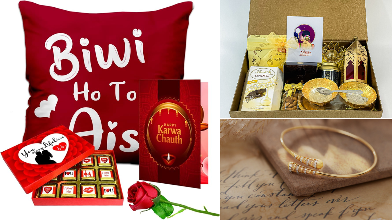 Karwa Chauth gift ideas, Gift Ideas for wife on Karwa Chauth, Happy Karwa Chauth 2024