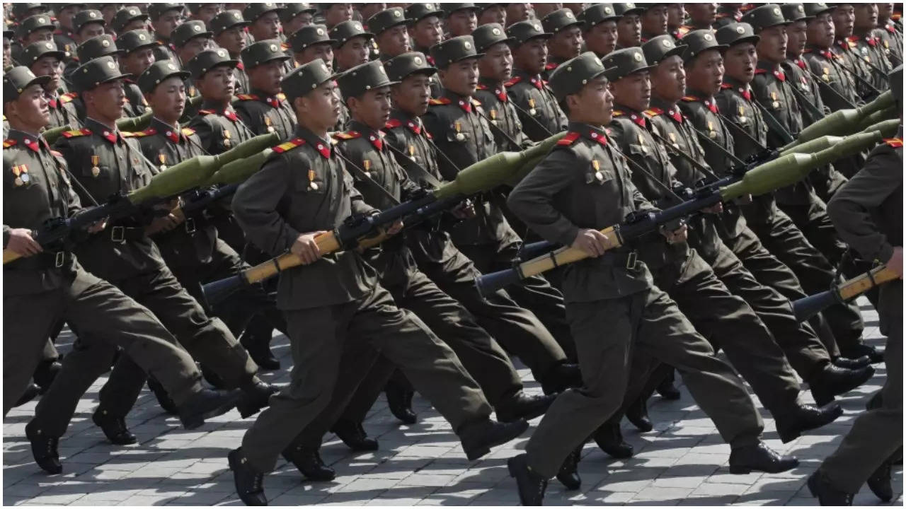 North Korean soldiers in Russia