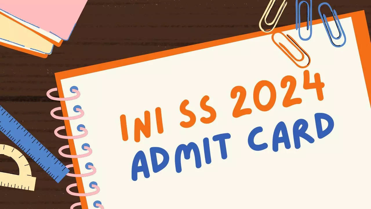 INI SS 2024 Admit Card