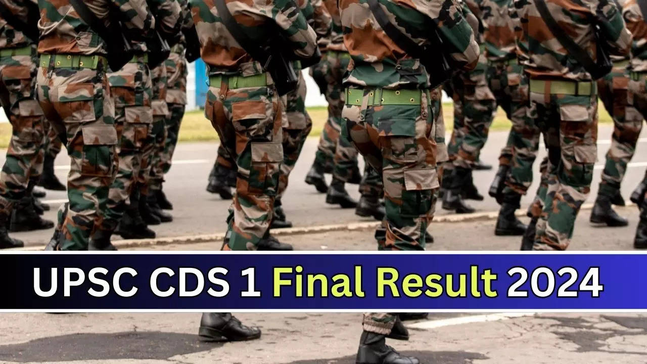 UPSC CDS 1 Final Result