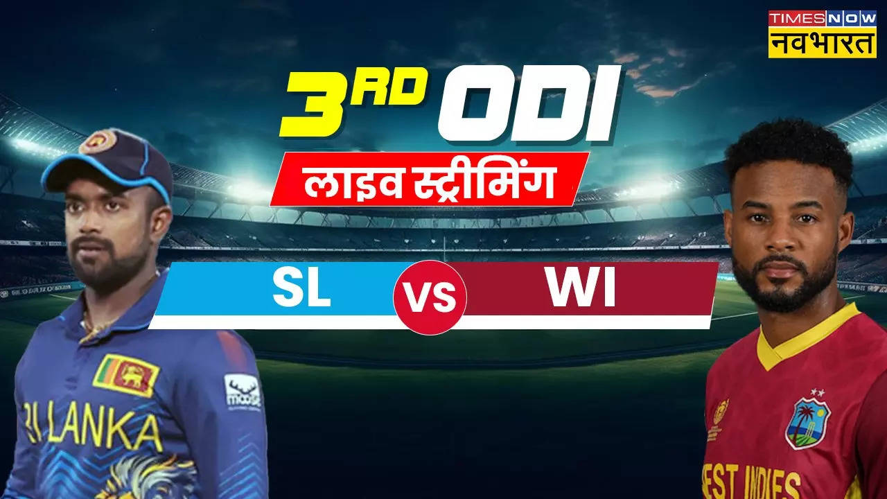 SL vs WI 3rd ODI Live Streaming.