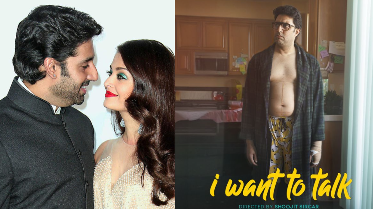 Abhishek Bachchan starrer 'I want to talk' movie poster out