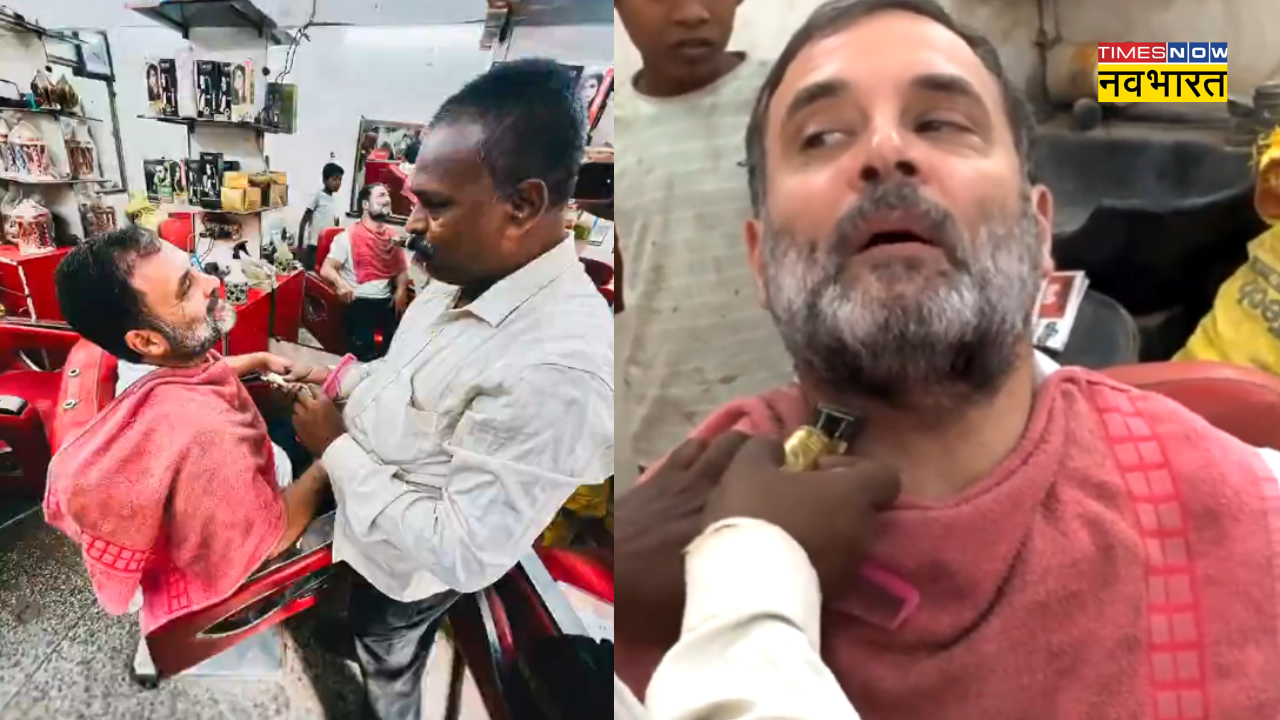 Rahul Gandhi Met Barber