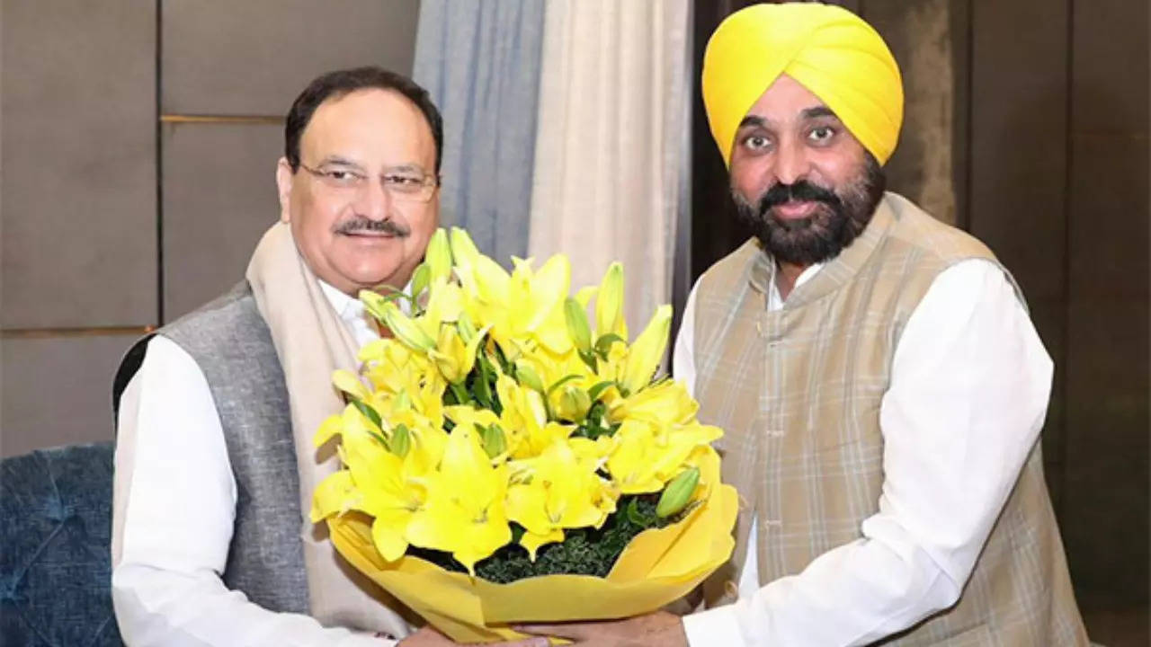 JP Nadda-Bhagwant Mann