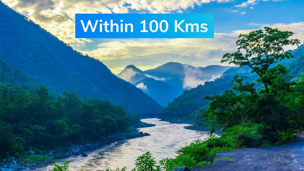 within 100 kms