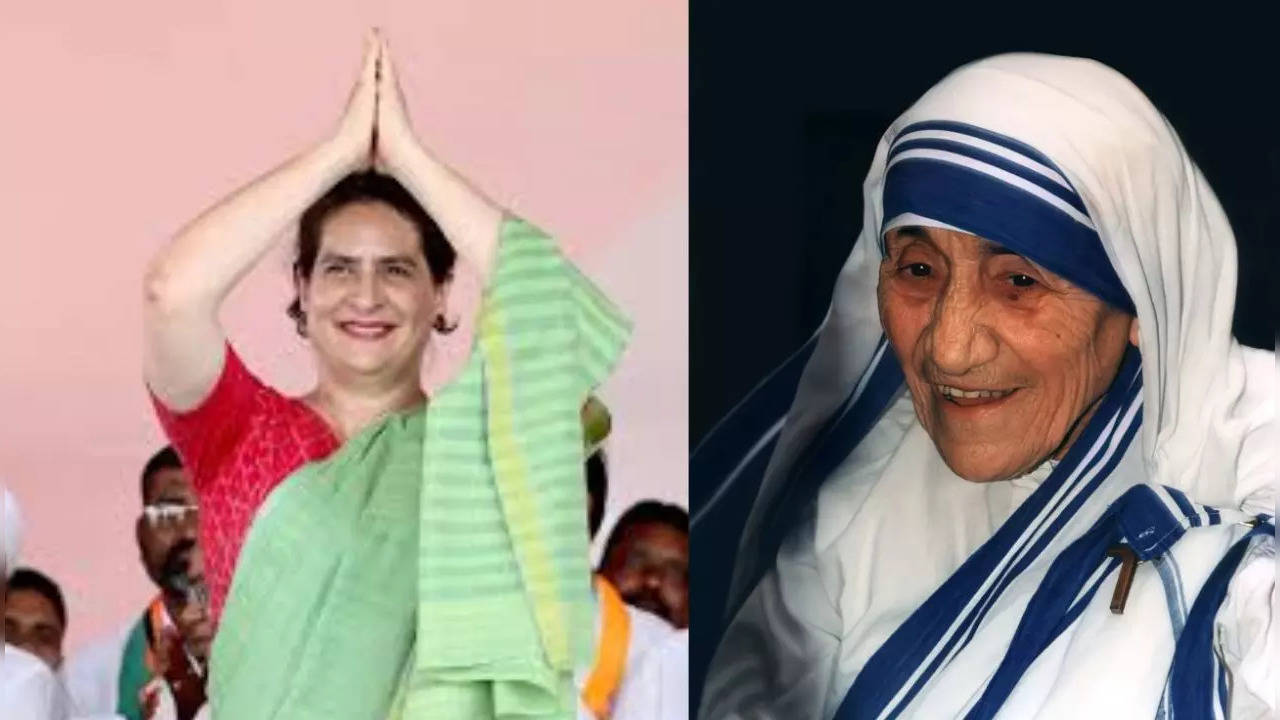 Priyanka Gandhi Mother Teresa News