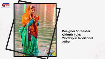 Chhath Puja 2024 Designer Sarees for Women to Worship in Traditional Attire