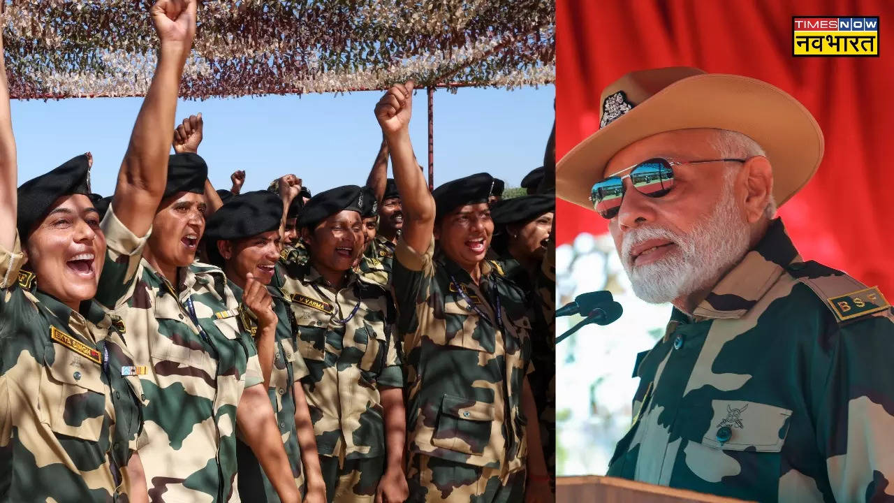 PM Modi celebrating Diwali with soldiers