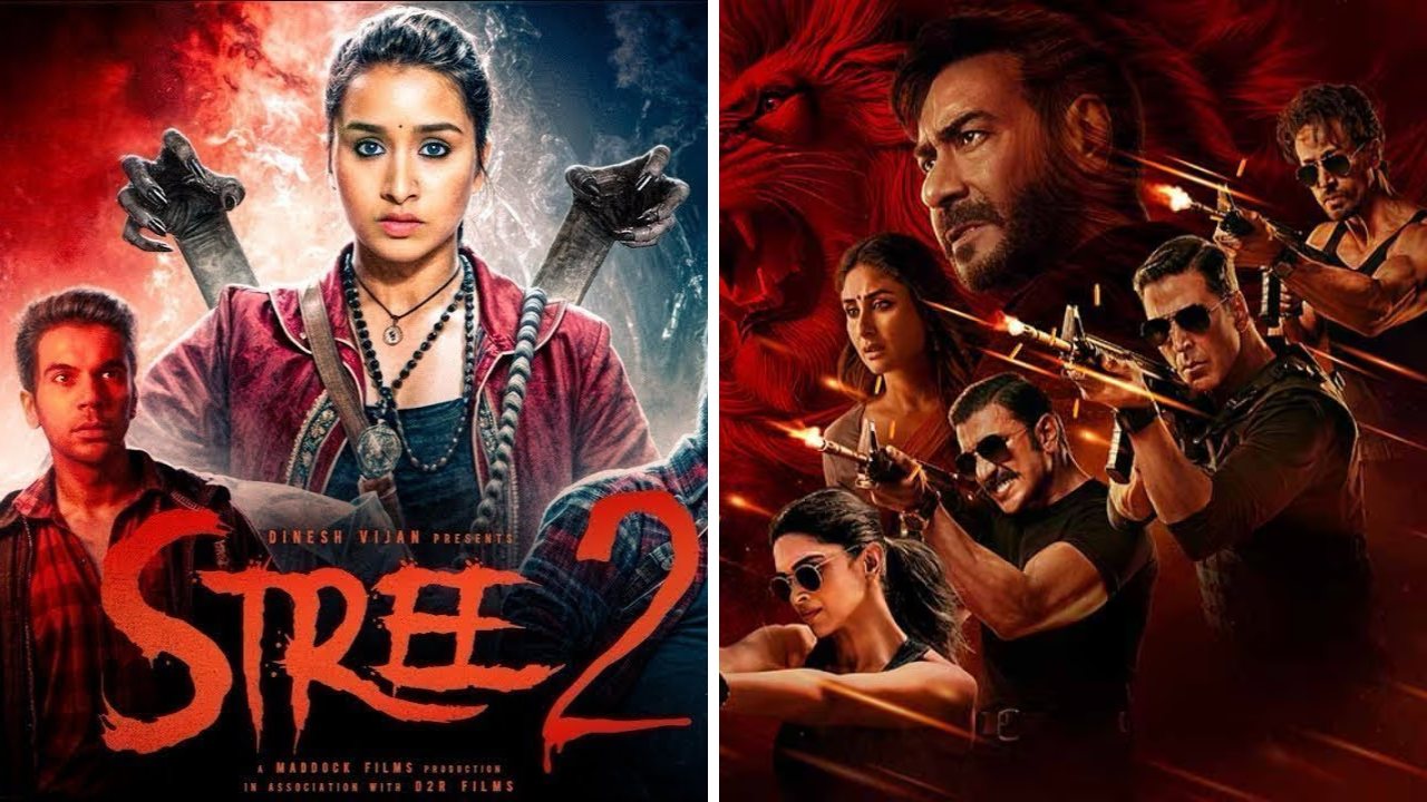 Singham Again VS Stree 2 Box Office Day 1