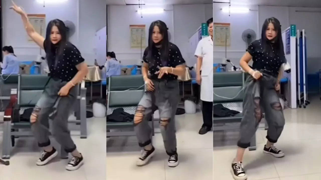 Sick Girl Dance In Hospital