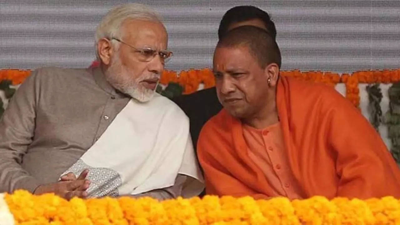 Narendra Modi and Yogi Adityanath