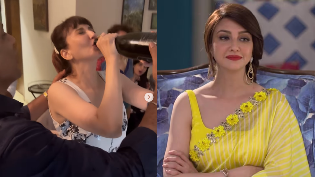 Saumya Tandon Drinking Video