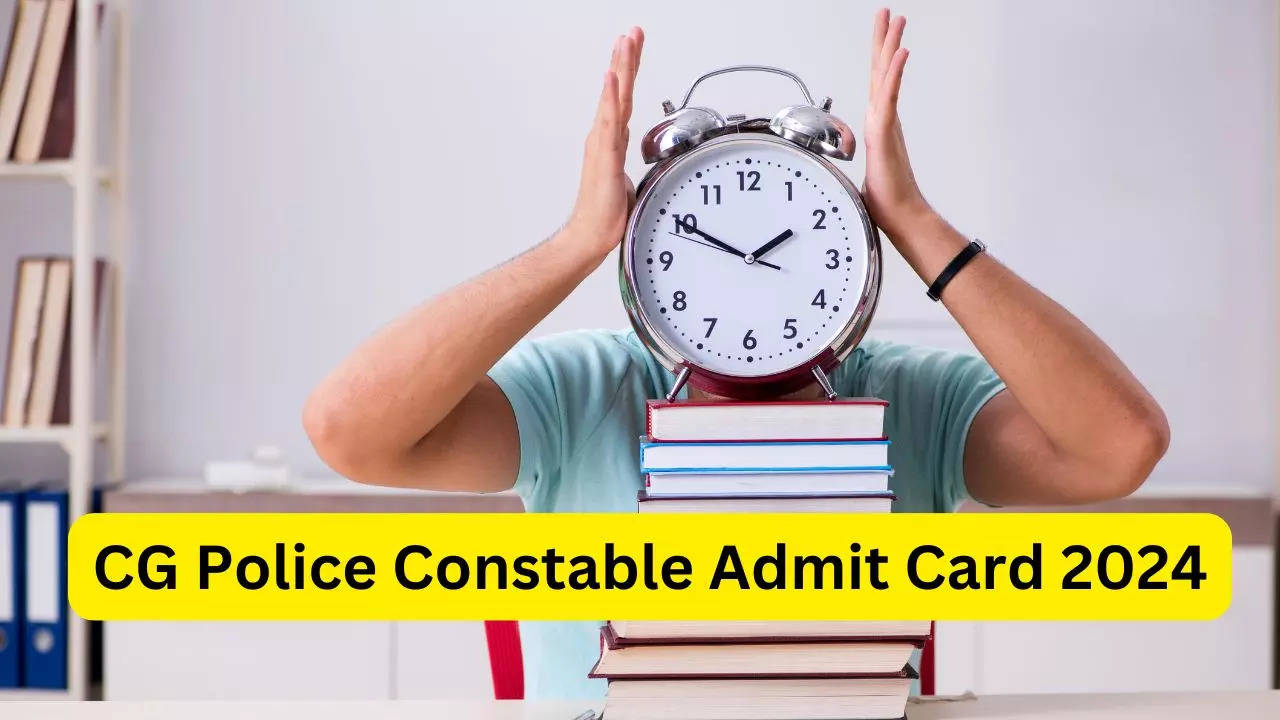 CG Police Constable Admit Card 2024