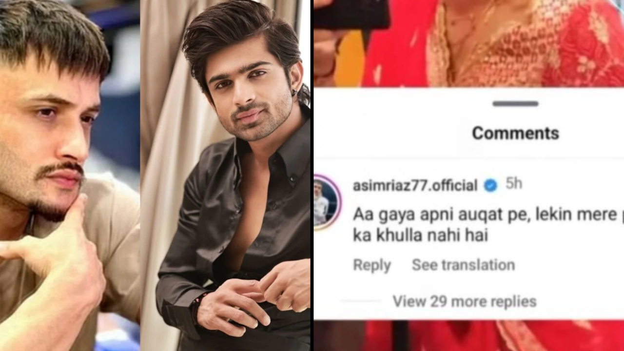 Asim sarcastic Remark on Abhishek Kumar viral saree video