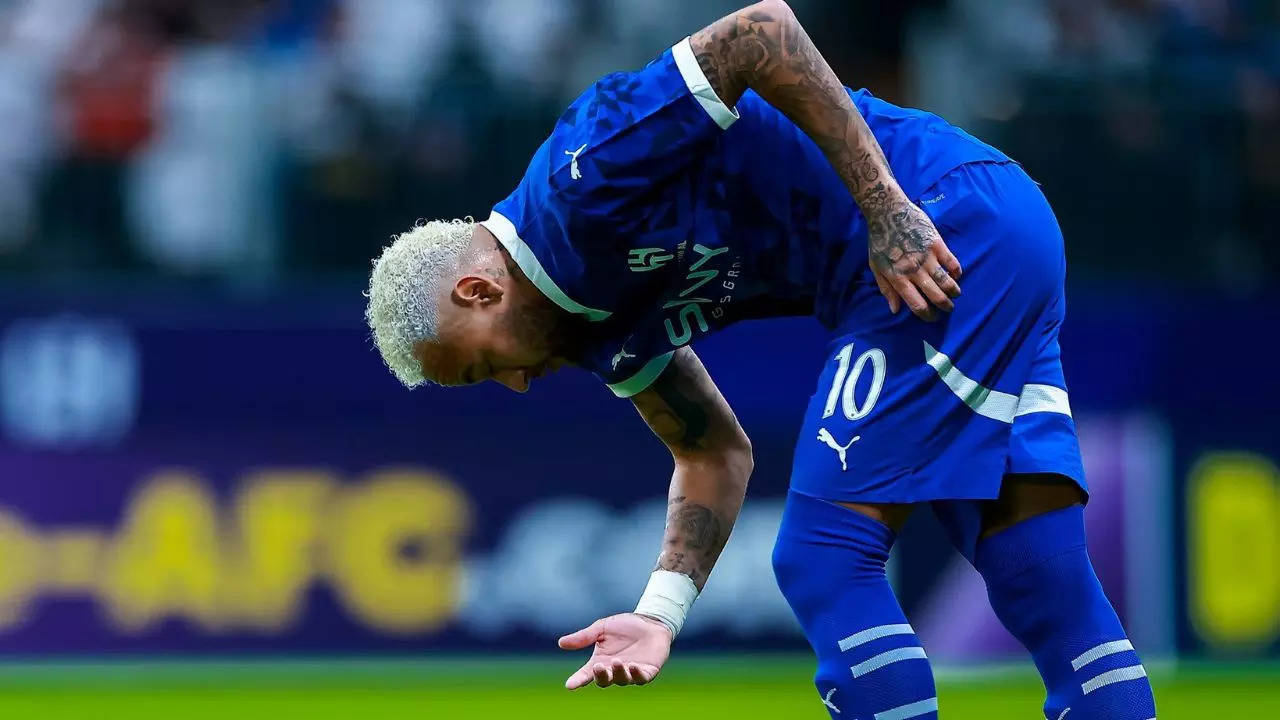 neymar, Brazilian footballer Neymar, Neymar, Neymar Injury, Neymar Injury Updates, Neymar injured again, AFC Champions League Elite match, Football News Hindi, Football News in Hindi,