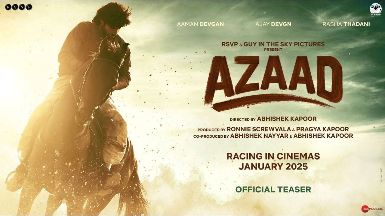 Azaad Teaser: महाराणा प्रताप और अंग्रेजी की जंग दिखाएगी फिल्म 'आजाद ...