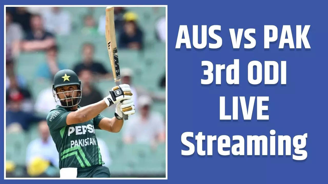 AUS vs PAK  3rd ODI LIVE Streaming