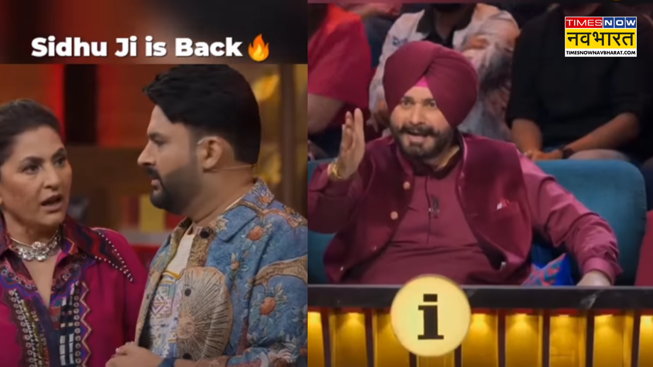 Novjot Singh Sidhu is back in The great indian Kapil Sharma Show