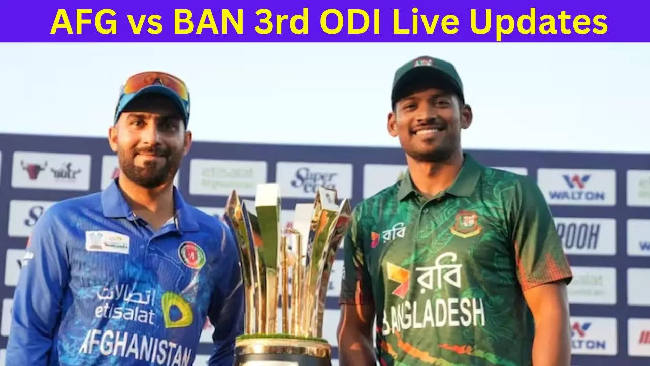 AFG vs BAN 3rd ODI Live Updates