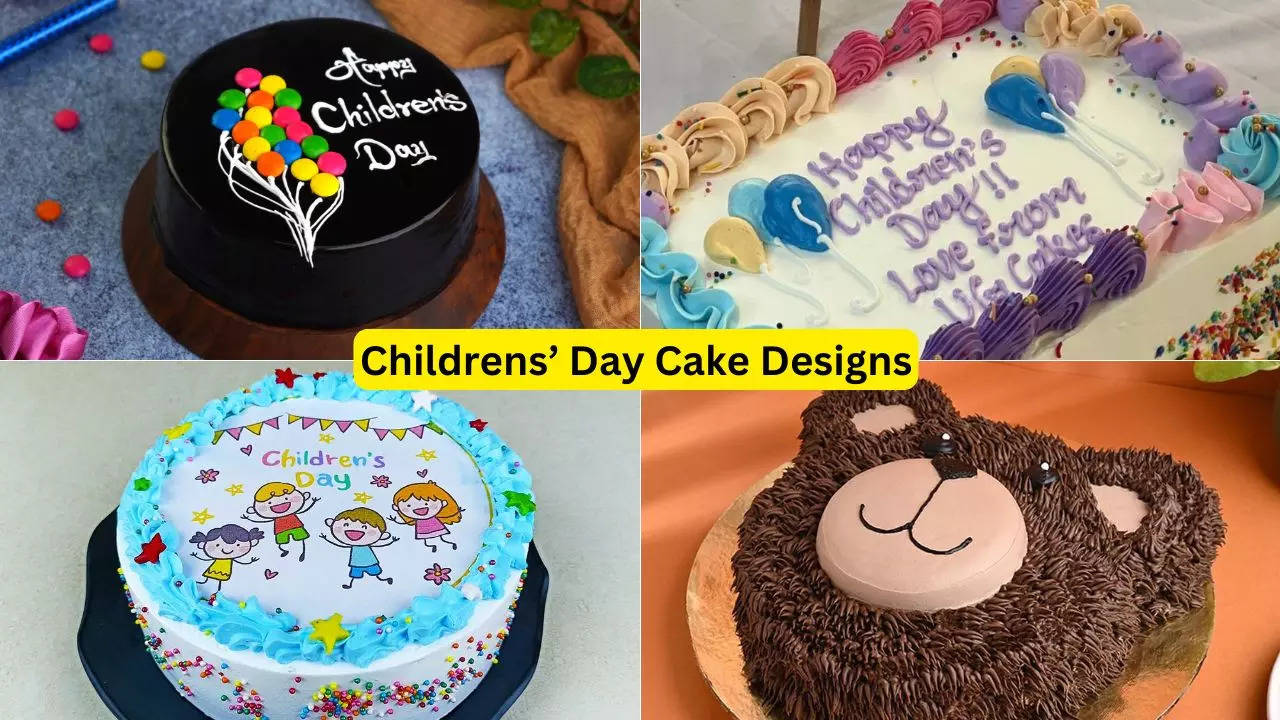 children's day 2024 cake designs photo