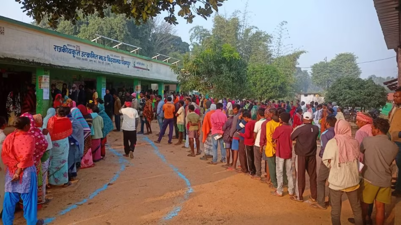 Voting in Jharkhand