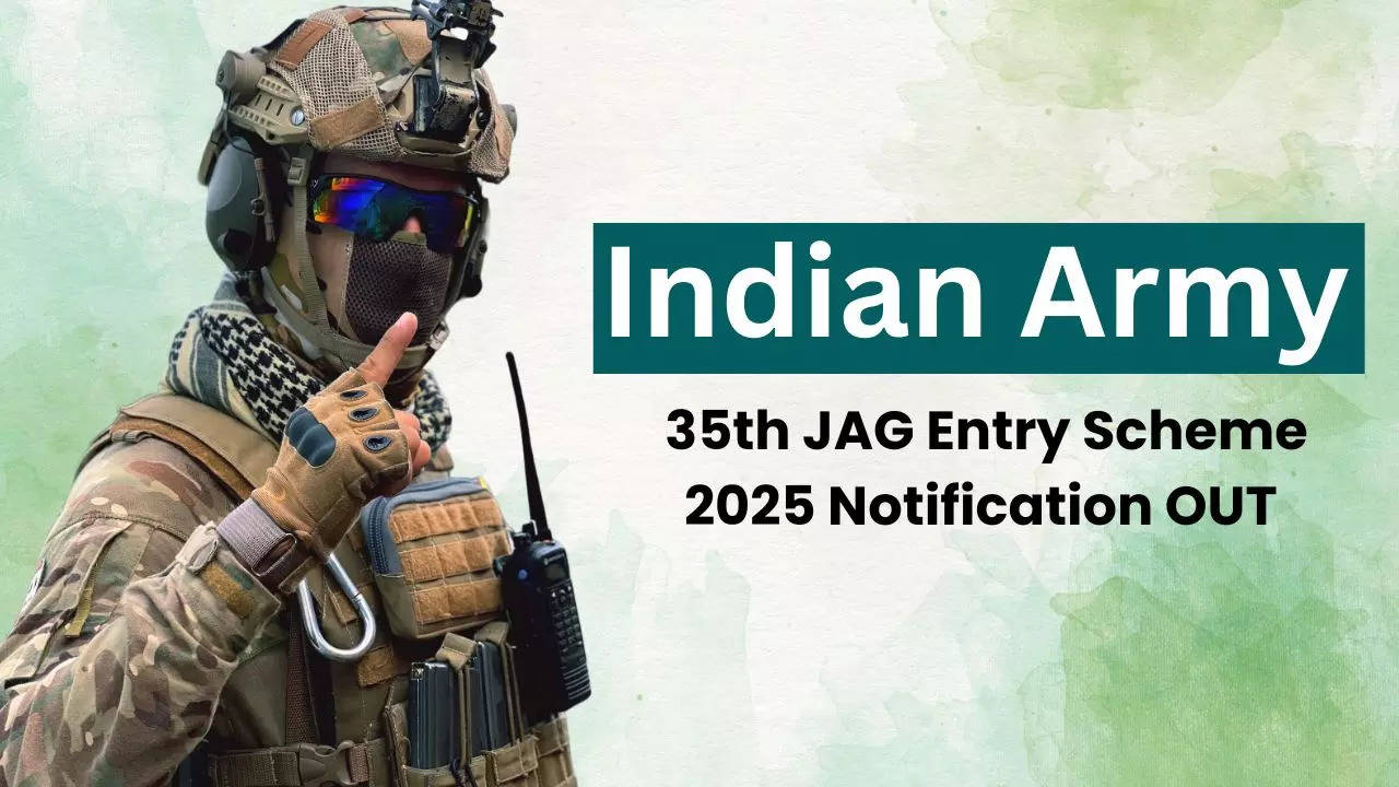 indian army  35th JAG Entry Scheme 2025 Notification OUT