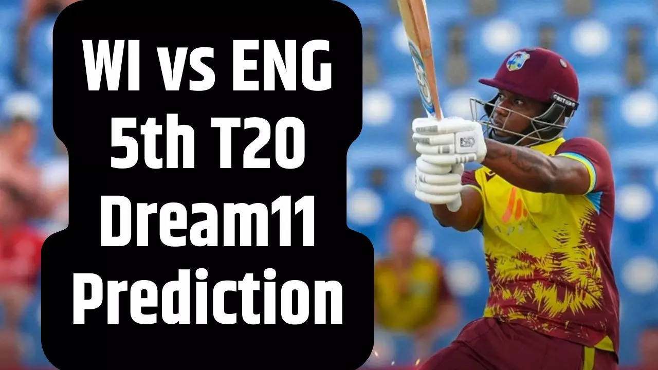 WI vs ENG 5th T20 Dream11 Prediction, WI vs ENG 5th T20 Dream11, WI vs ENG 5th T20 Dream 11 prediction, WI vs ENG 5th T20 Live, WI vs ENG 5th T20 News, WI vs ENG 5th T20 Updates, WI vs ENG 5th T20 Latest Updates, WI vs ENG 5th T20 Dream11 Fantasy Tips, Dream11 Latest News, West Indies vs England 5th T20 2nd T20 live match, West Indies vs England 5th T20 2nd T20 match information, West Indies vs England 5th T20 2nd T20 Iinfo, West Indies vs England 5th T20 2nd T20 match details, West Indies vs England 5th T20 2nd T20 Live Match, WI vs ENG 5th T20 Live Match, WI vs ENG 5th T20 Live match online, Dream11 Latest, WI vs ENG 5th T20 Dream11 Prediction Captain and Vice-Captain, WI vs ENG 5th T20 Dream11 Prediction Backups, WI vs ENG 5th T20 Dream11 Prediction Picks, WI vs ENG 5th T20 dream11 prediction, WI vs ENG 5th T20 dream11 prediction, WI vs ENG 5th T20 Match dream11 prediction, WI vs ENG 5th T20 ODI Match dream11 prediction, WI vs ENG 5th T20 dream11 prediction, WI vs ENG 5th T20 dream11 team prediction